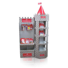 Advertising Cardboard Display Rack, Pop Store Display Shelf